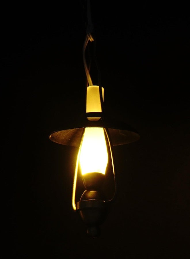 Waldosia 1:12 Scale Miniature LED Ceiling Light - Claire Style Dollhouse Fixture for Mini Rooms, Booknook or Dioramas (Brass) - Image 3